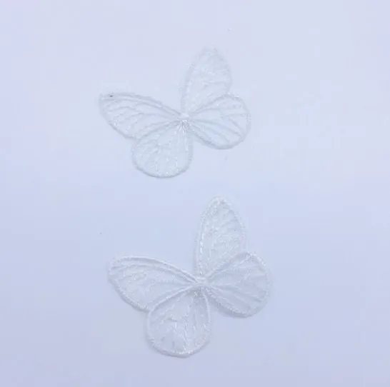 20 Pcs Butterfly Applique - Embroidered Butterfly Patch - Iron on Patches - Dainty Girly Patches - For Clothing Jackets Hats Bags Scrapbook