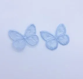 20 Pcs Butterfly Applique - Embroidered Butterfly Patch - Iron on Patches - Dainty Girly Patches - For Clothing Jackets Hats Bags Scrapbook