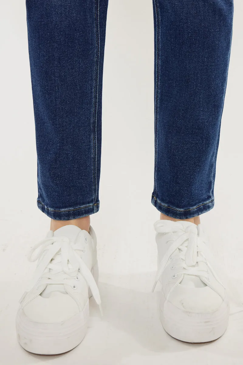 Adaline High Rise Slim Straight Leg  Jeans