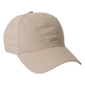 AHEAD Khaki Smooth Lightweight Tech Golf Cap