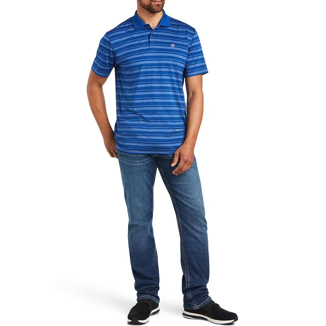 Ariat Men's Ombre Stripe Fitted Polo