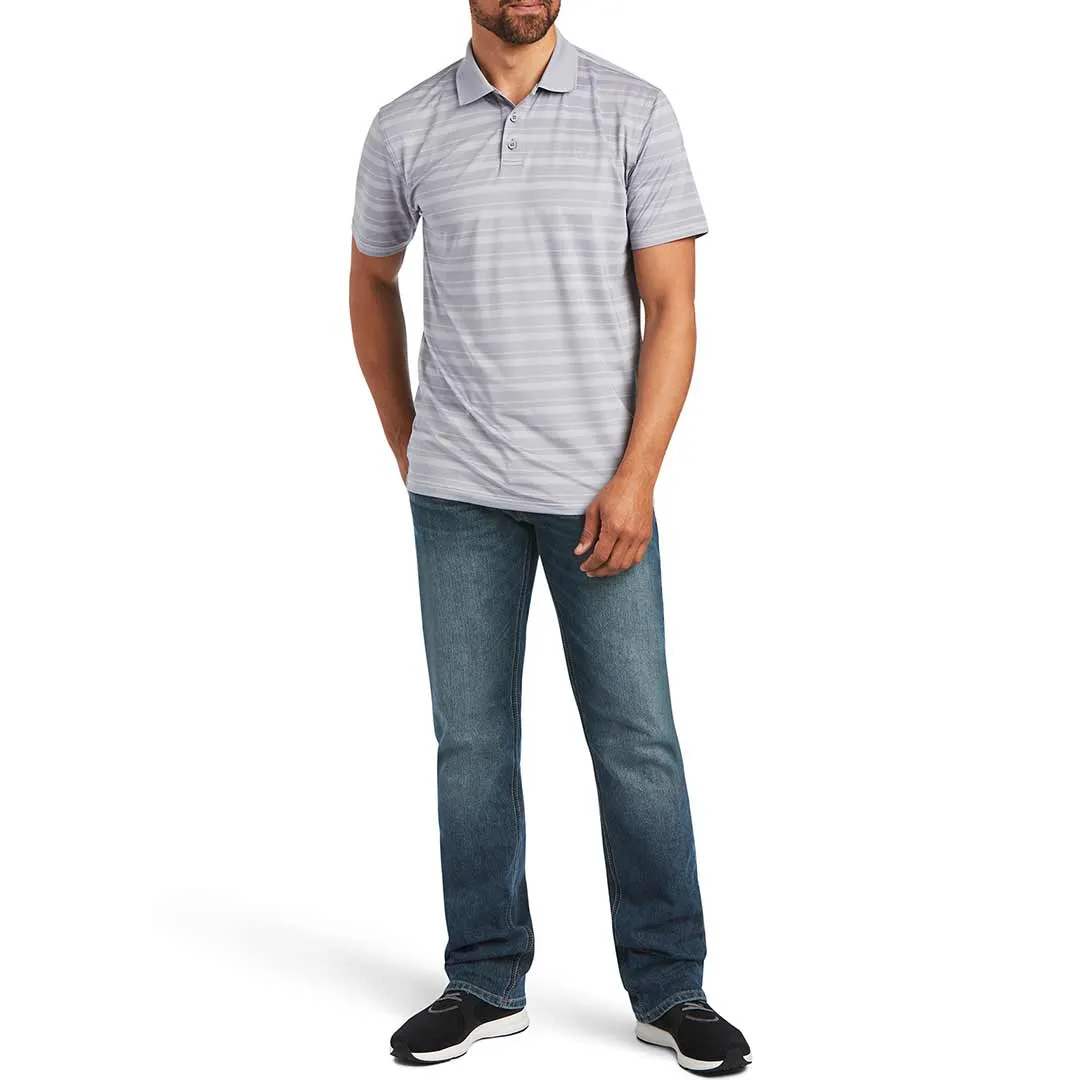 Ariat Men's Ombre Stripe Fitted Polo