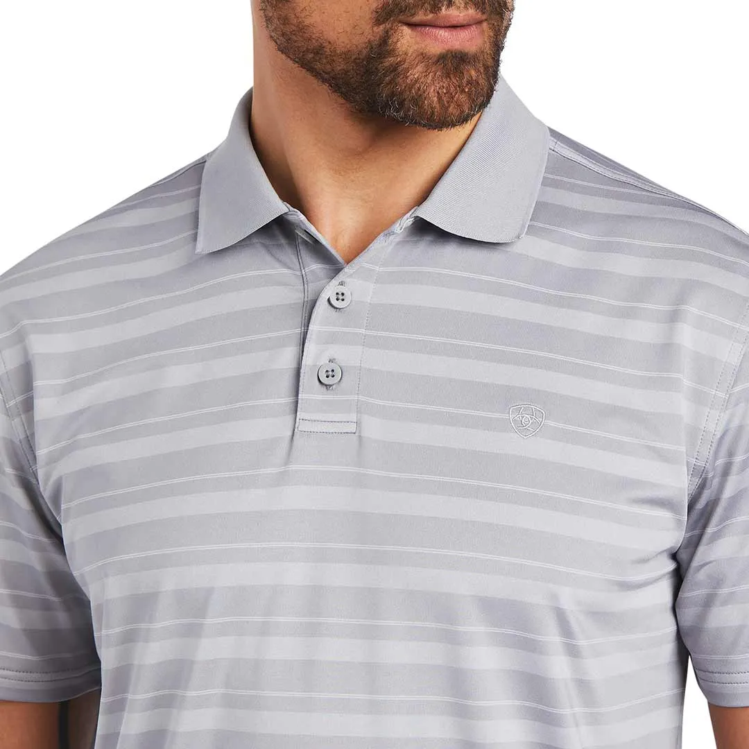 Ariat Men's Ombre Stripe Fitted Polo