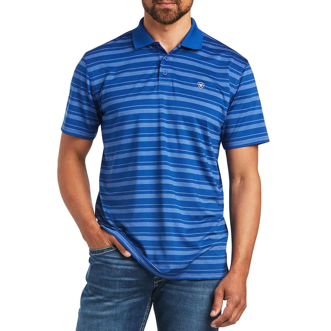 Ariat Men's Ombre Stripe Fitted Polo