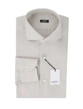 Barba Napoli Beige Shirt - Extra Slim