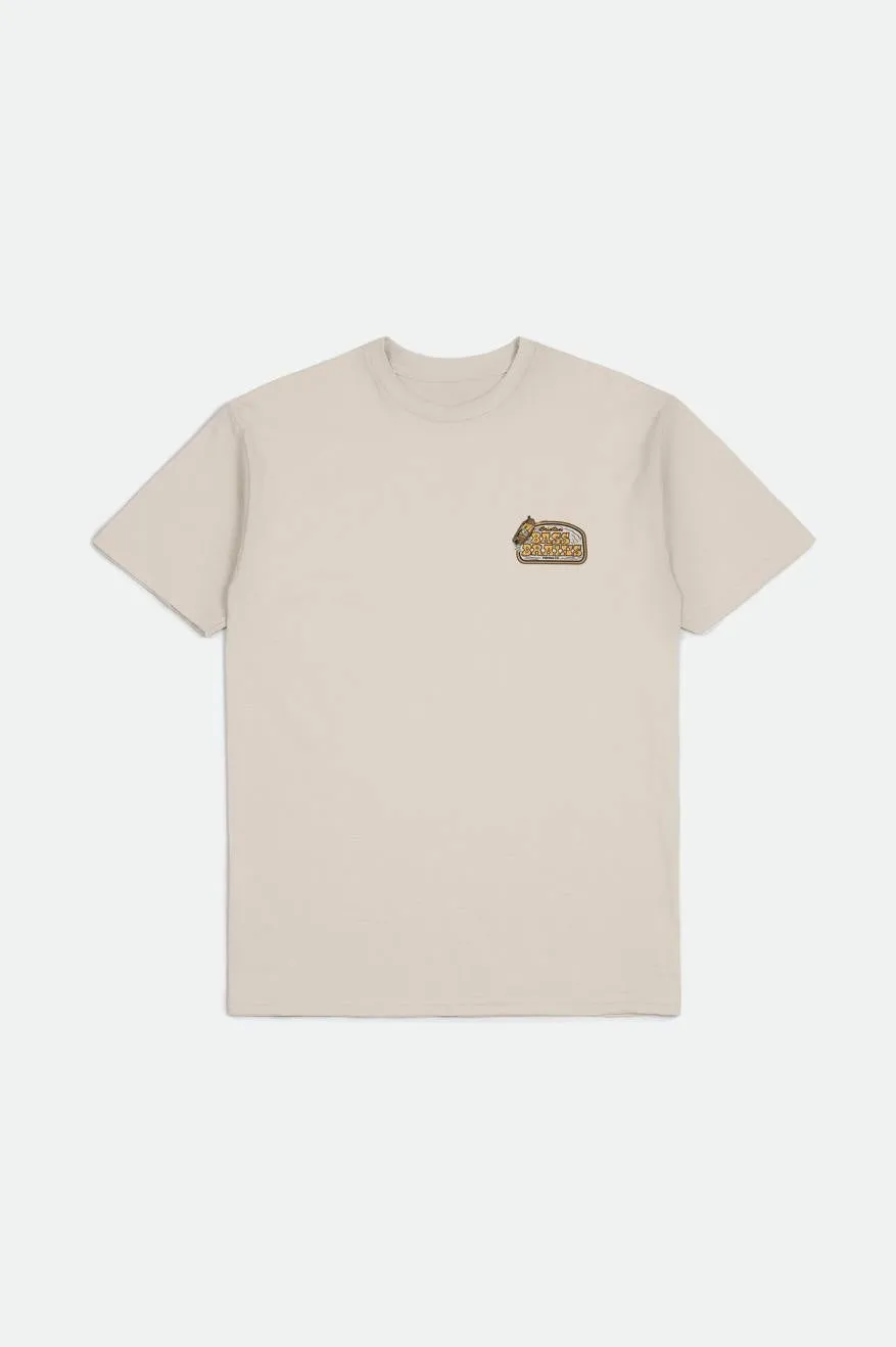 Bass Brains Boat S/S Standard Tee - Cream