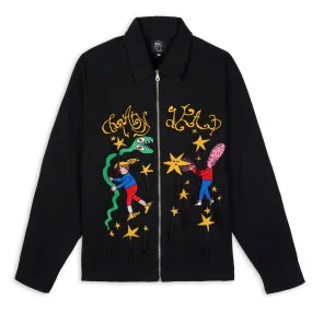 Brain Dead Starwalker Zip Front Shirt