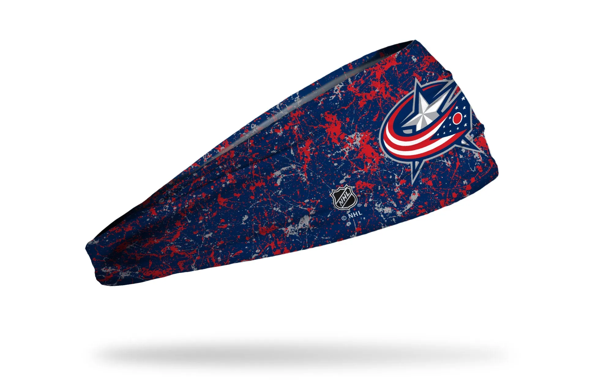 Columbus Blue Jackets: Splatter Headband