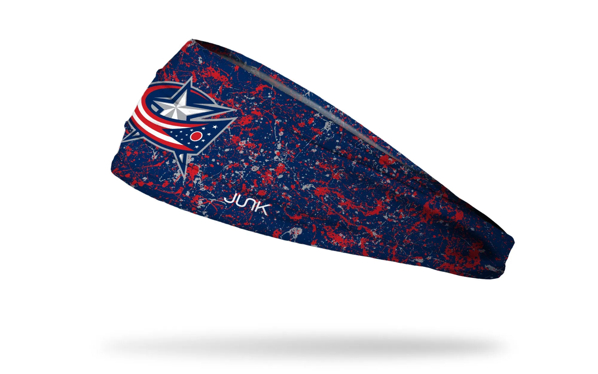 Columbus Blue Jackets: Splatter Headband