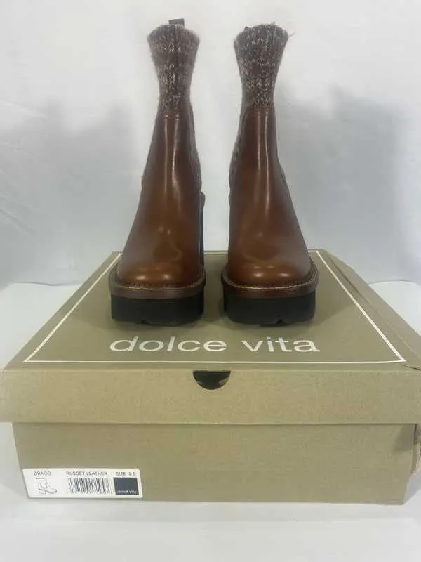 DRAGO BOOTS RUSSET LEATHER - re:vita