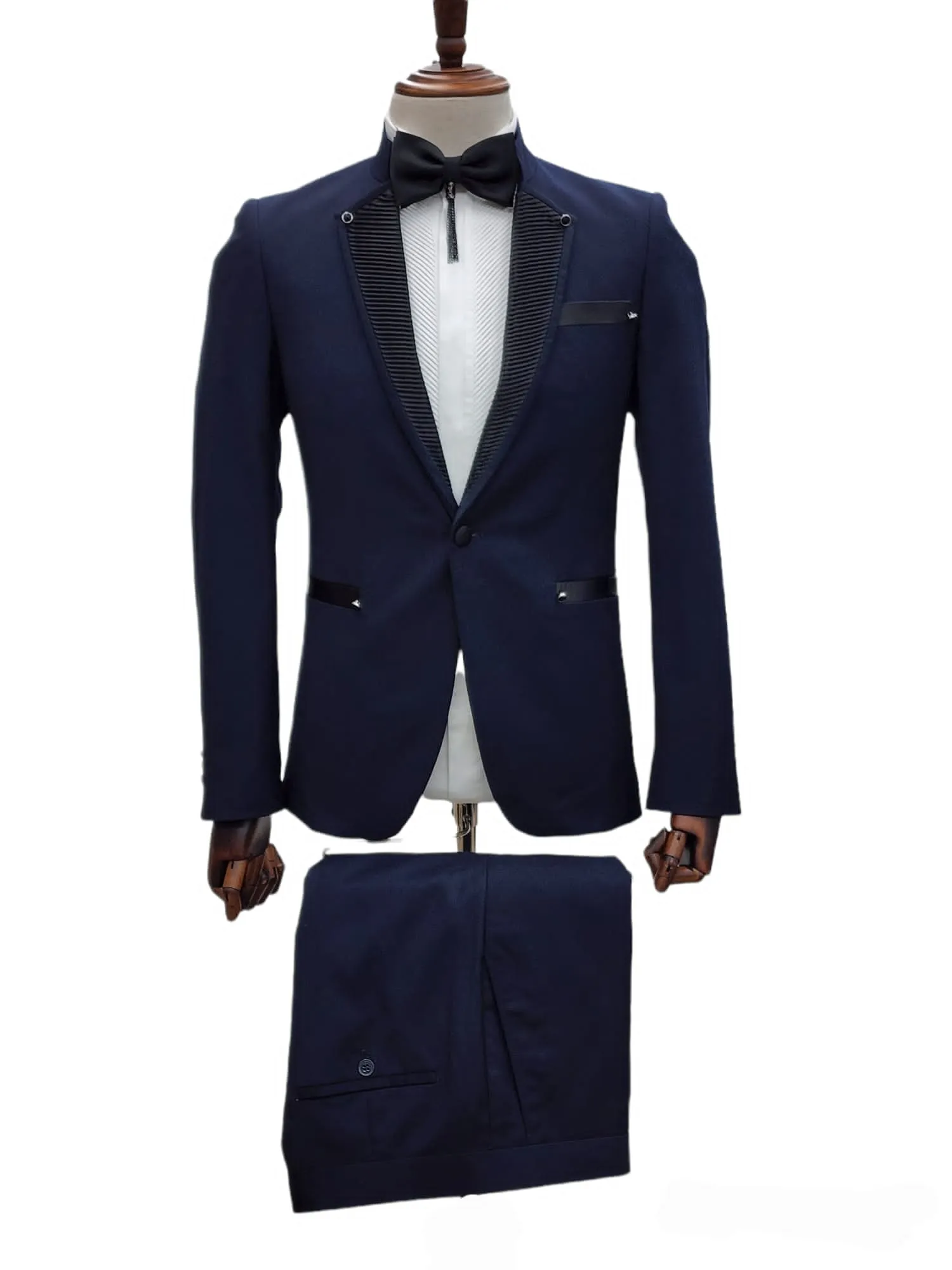 Giovanni Testi 1 Button slim fit Ceremonial Tuxedo GT-HAKIM NAVY