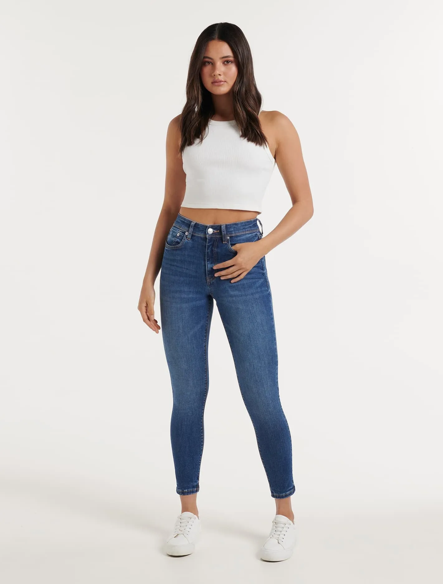 Nala Mid-Rise Skinny Jeans