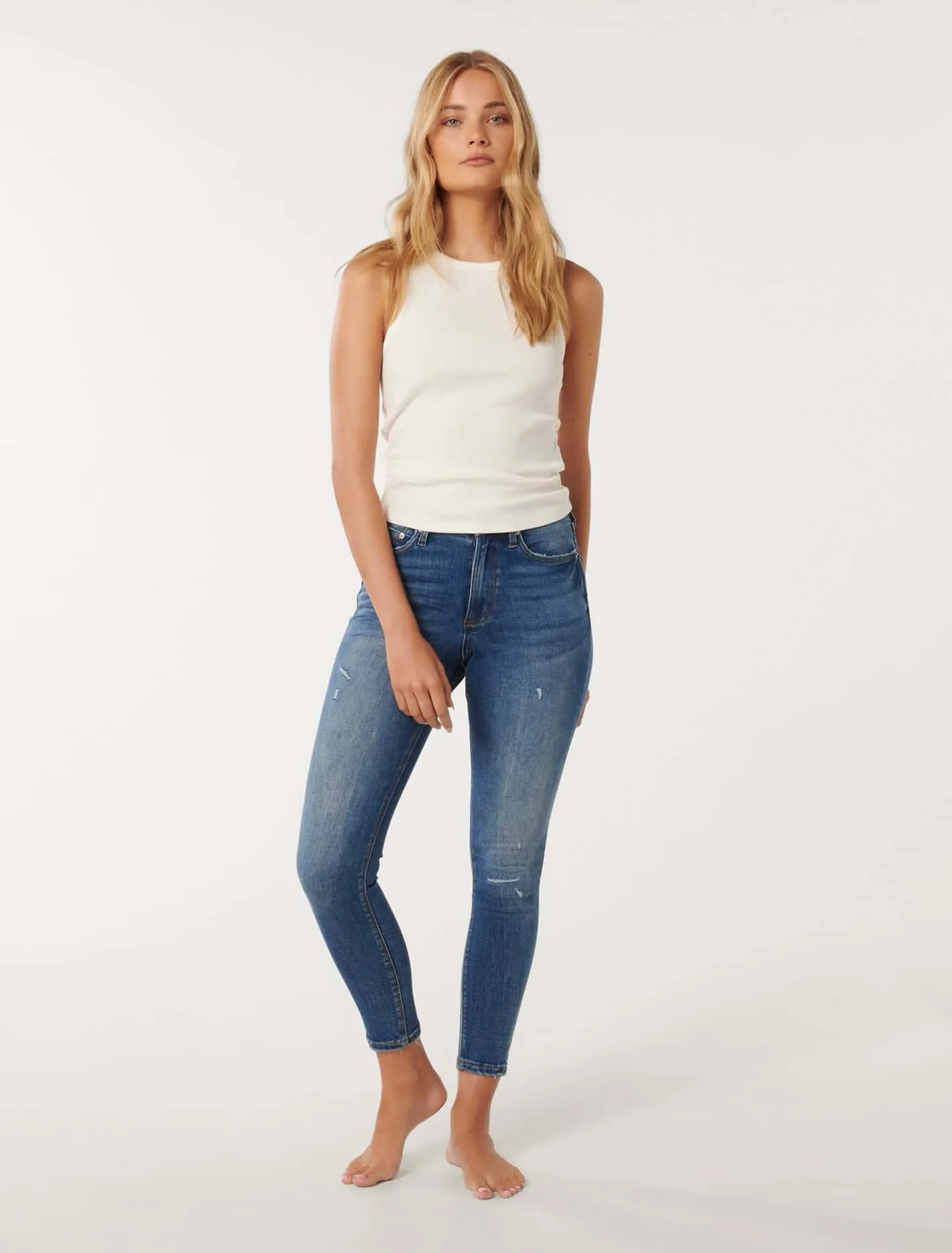 Nala Mid-Rise Skinny Jeans