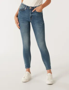 Nala Mid-Rise Skinny Jeans