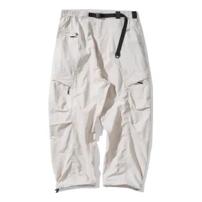 NINE POINT NINE ELEMENT POCKET PANTS-LIGHT GREY