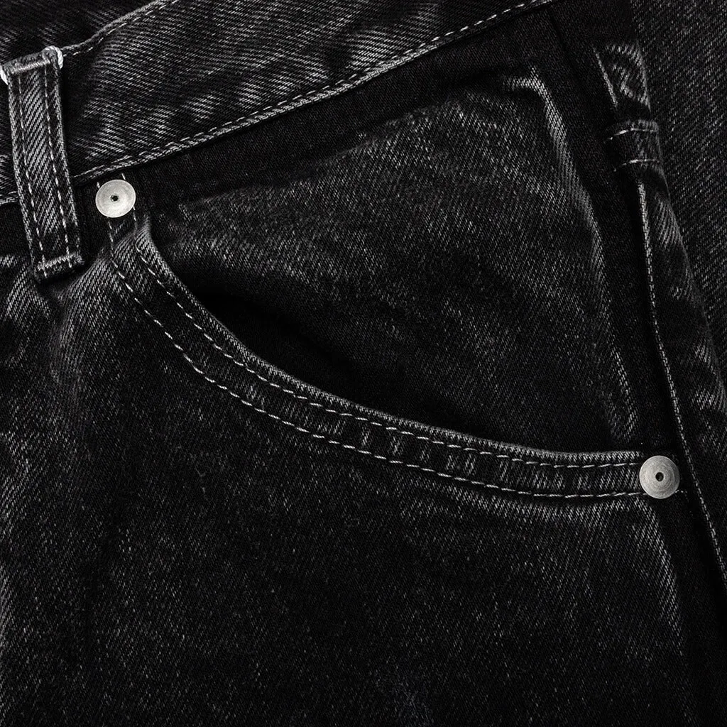 Pants 5 Pockets - Washed Black