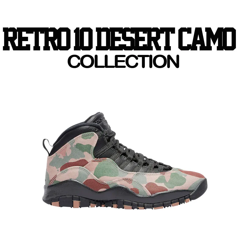 Retro 10 Desert Camo Against the World Shirt