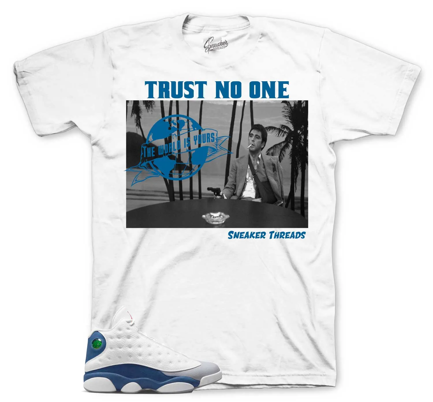 Retro 13 French Blue Tony Knows Shirt