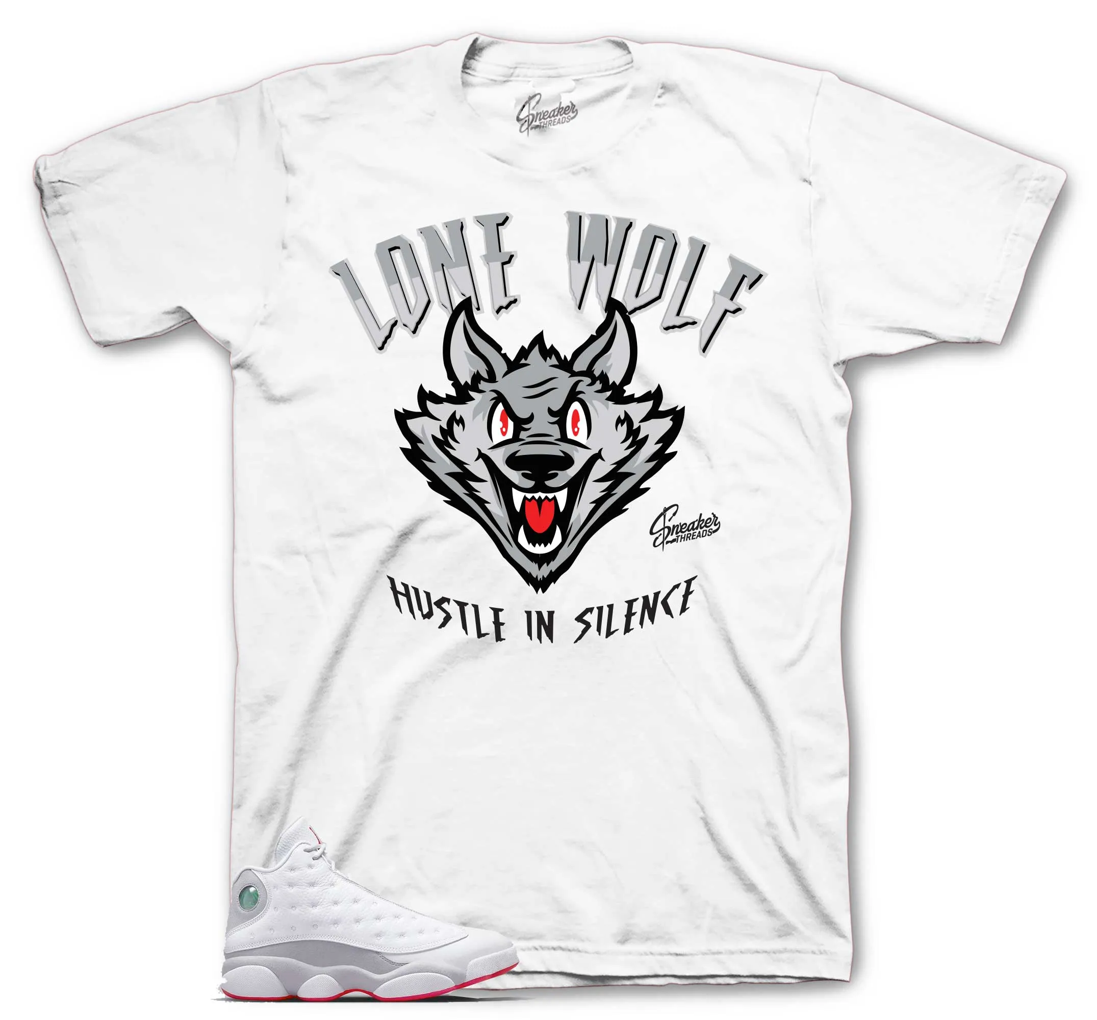 Retro 13 Wolf Grey Lone Wolf Shirt