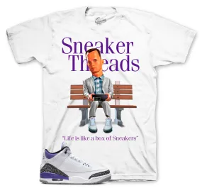 Retro 3 Dark Iris Box Of Sneakers Shirt