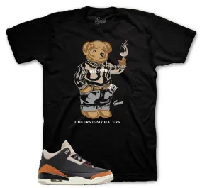 Retro 3 Desert Elephant Cheers Bear Shirt