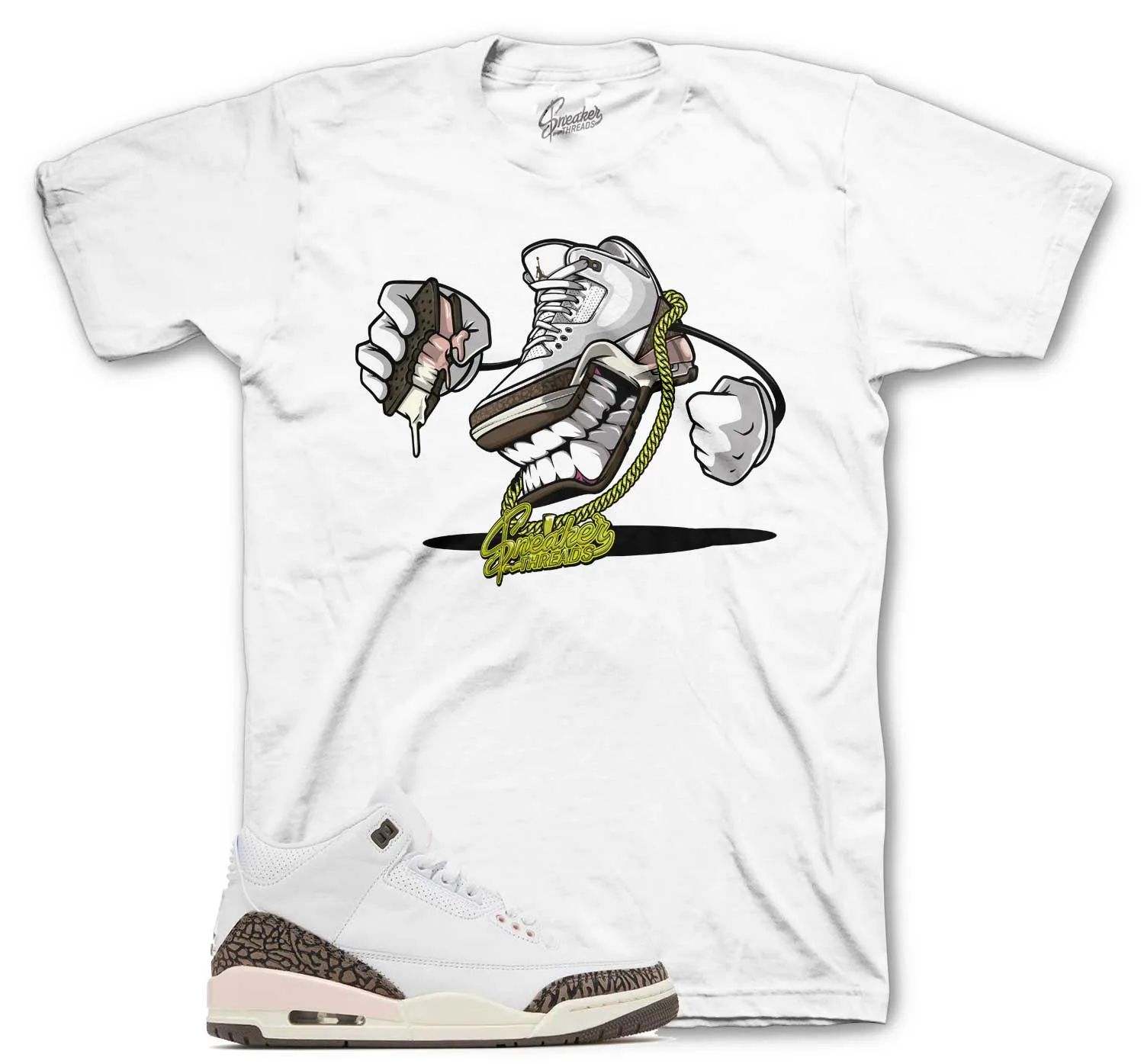 Retro 3 Neapolitan Fly kicks Shirt