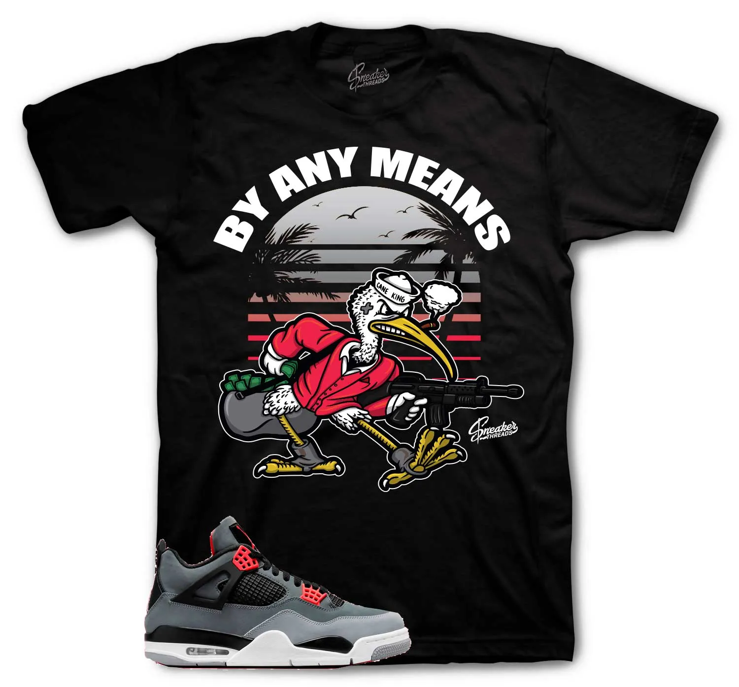 Retro 4 Infrared By Any Means Shirt