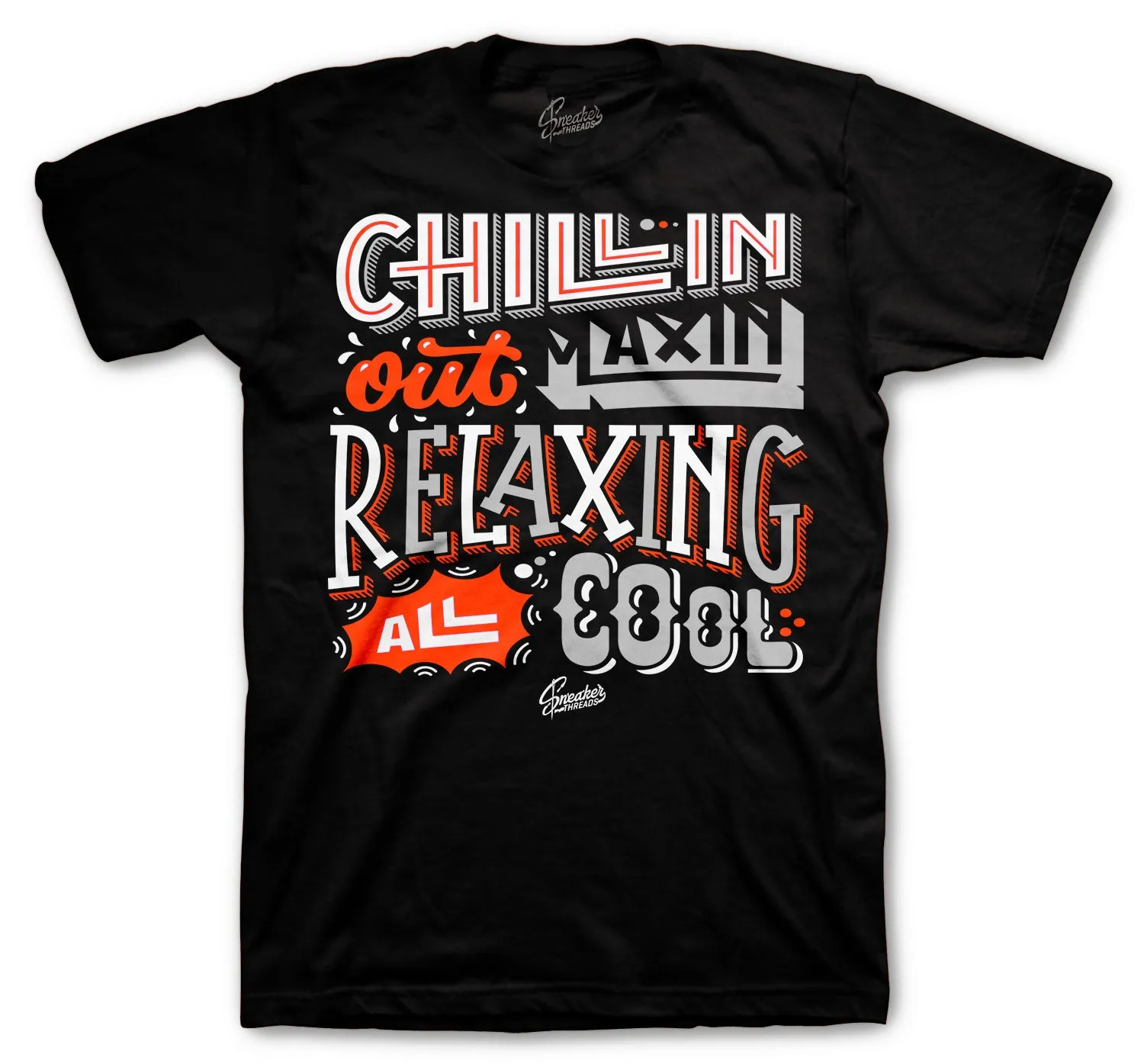 Retro 5 Orange Blaze Relaxing Shirt