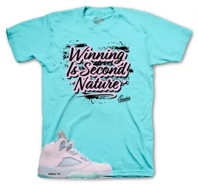 Retro 5 Regal Pink Easter Second Nature Shirt