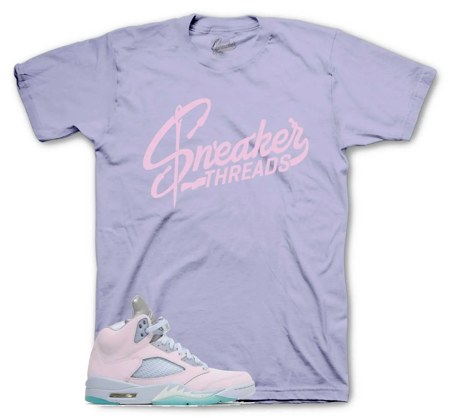 Retro 5 Regal Pink Easter ST Logo Shirt