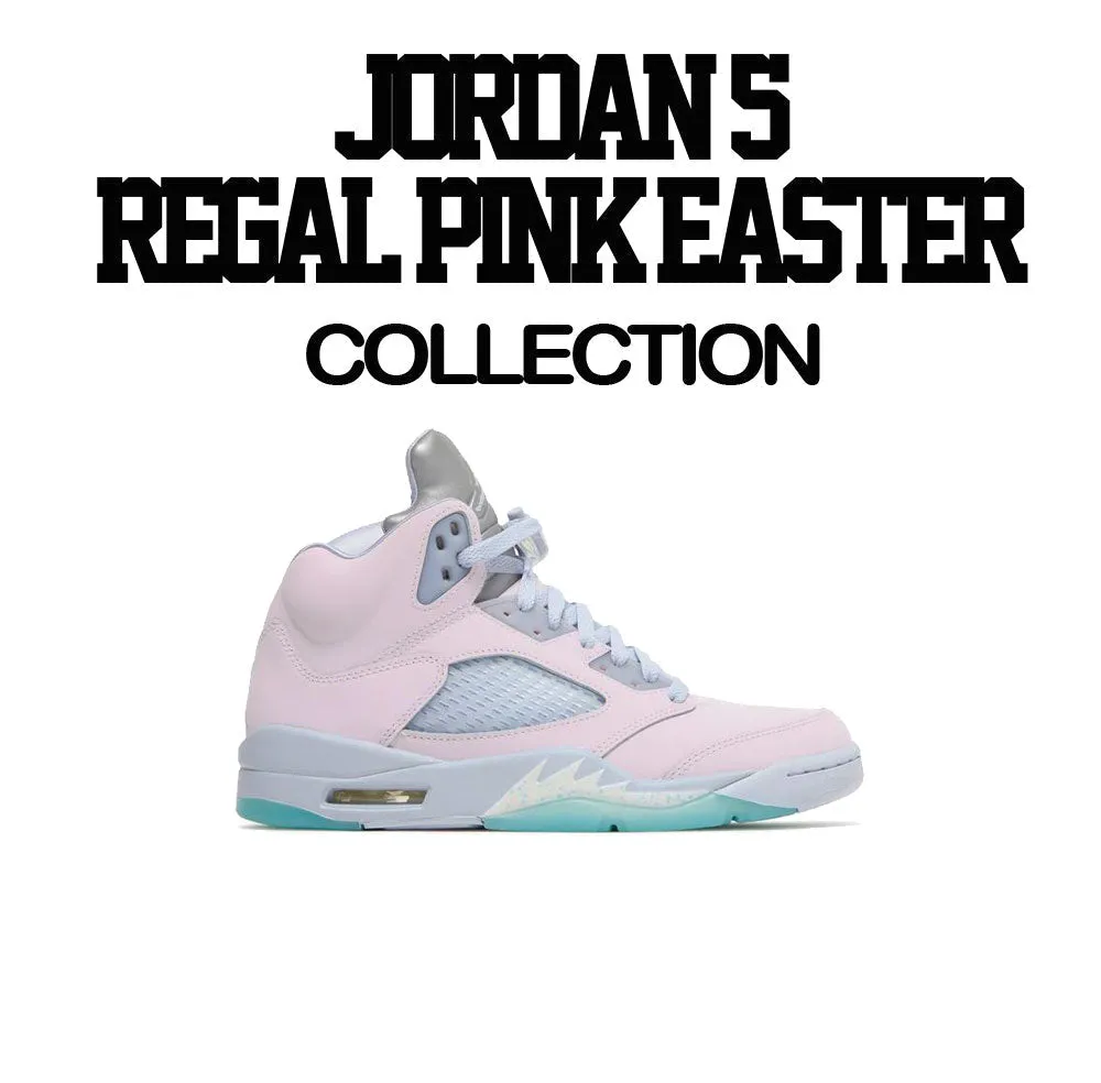 Retro 5 Regal Pink Easter ST Logo Shirt