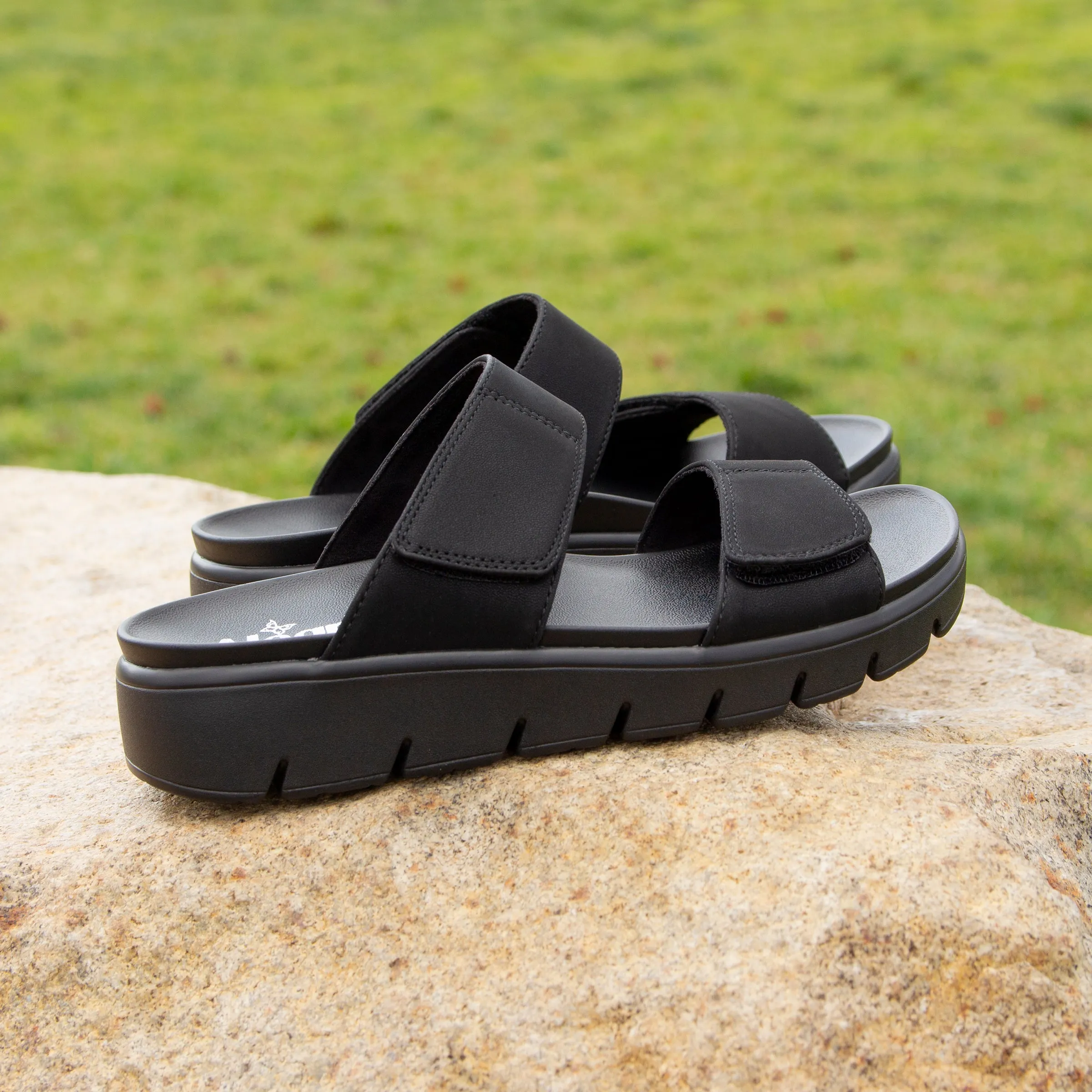 Rubie Black Softie Sandal