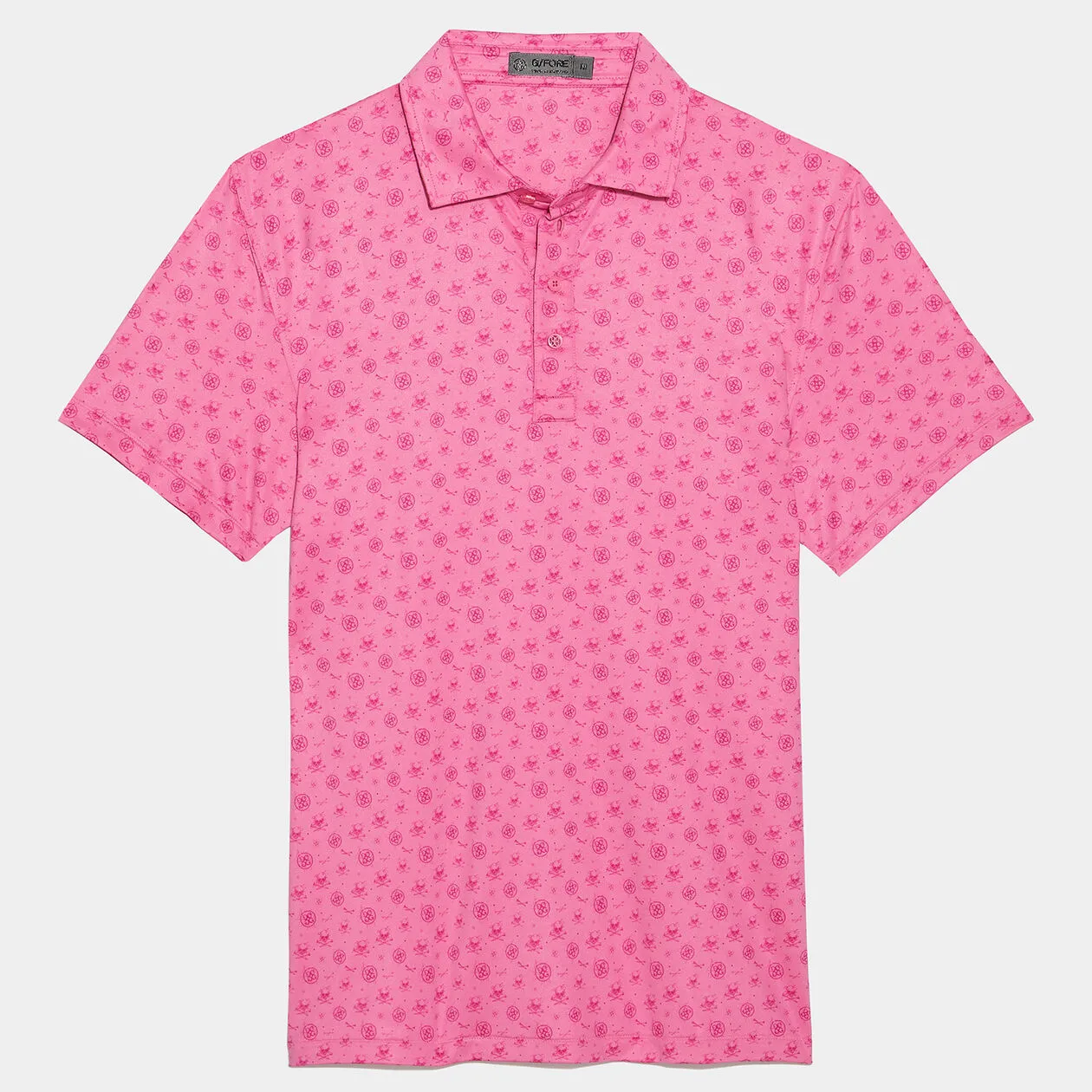 Skull & T's Sketch Tech Jersey Polo