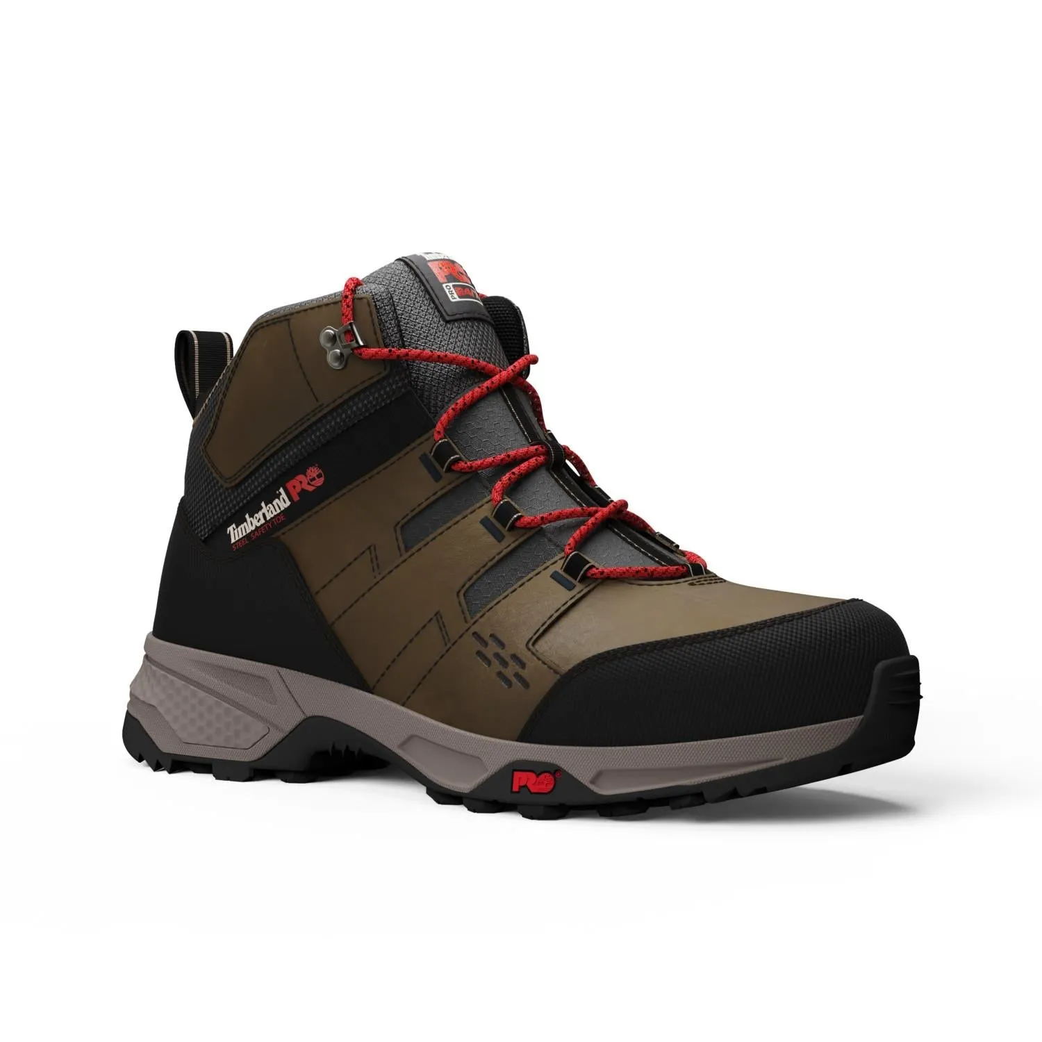 Switchback Lt Steel-Toe Brown