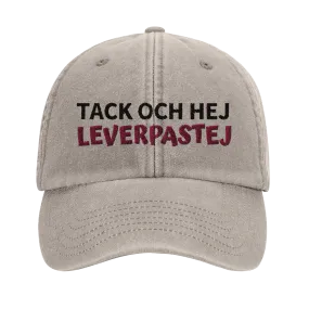 Tack och hej leverpastej - Vintagekeps