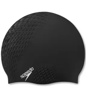 Unisex Adult Bubble Active  Swim Cap - Black Black