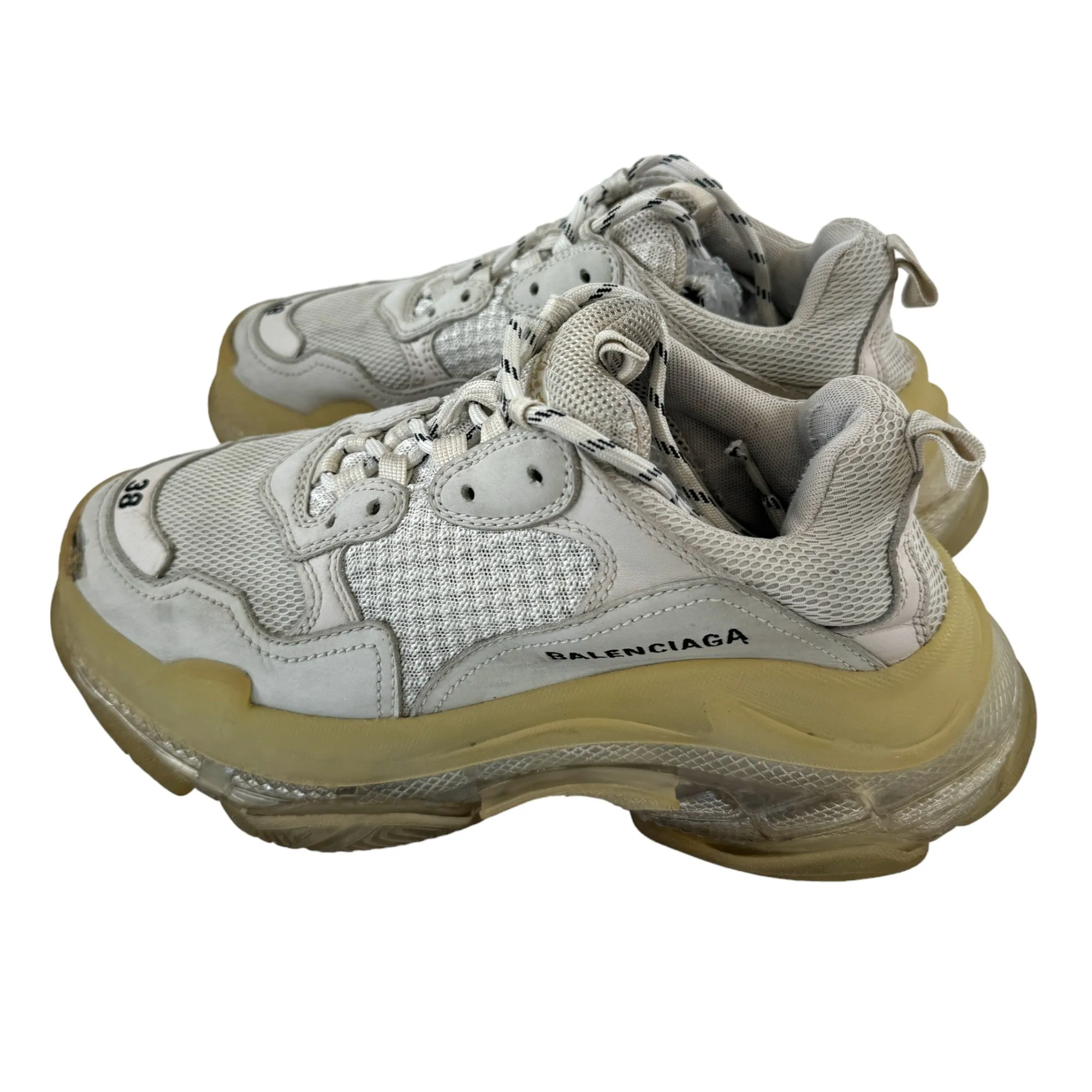 Women's Triple S Low Trainers White Size EU 38 / UK 5