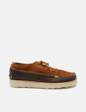 Yogi x Universal Works Finn Suede/Tumbled Leather - Cola/Dark Brown